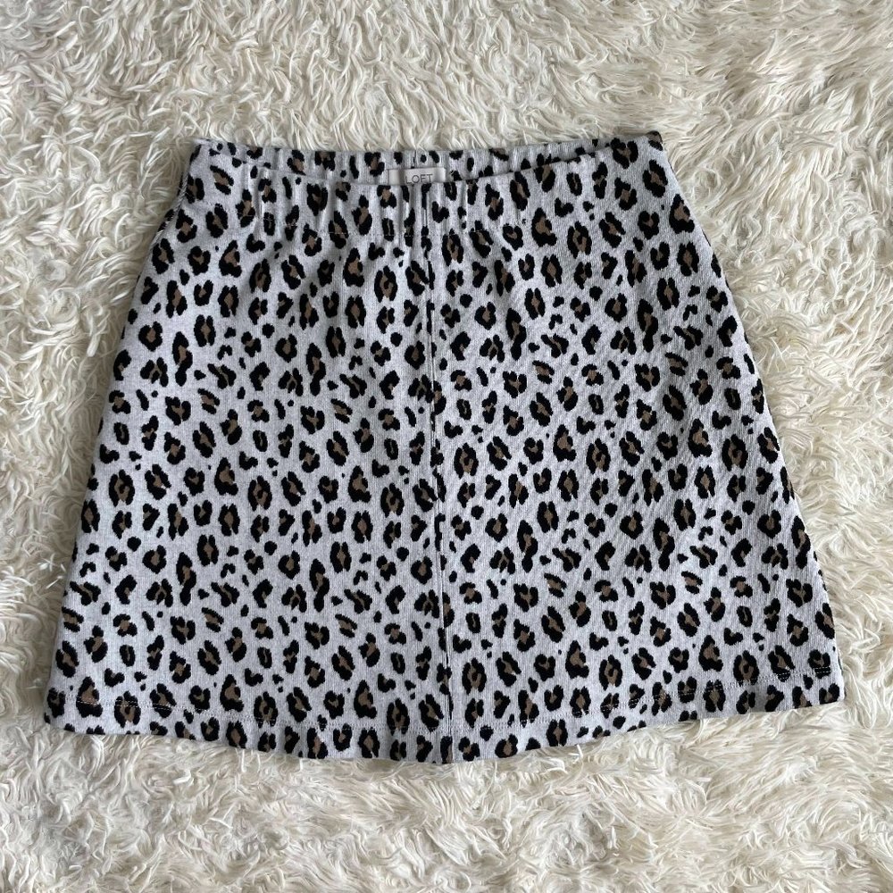 LOFT Cheetah Print Mini Skirt